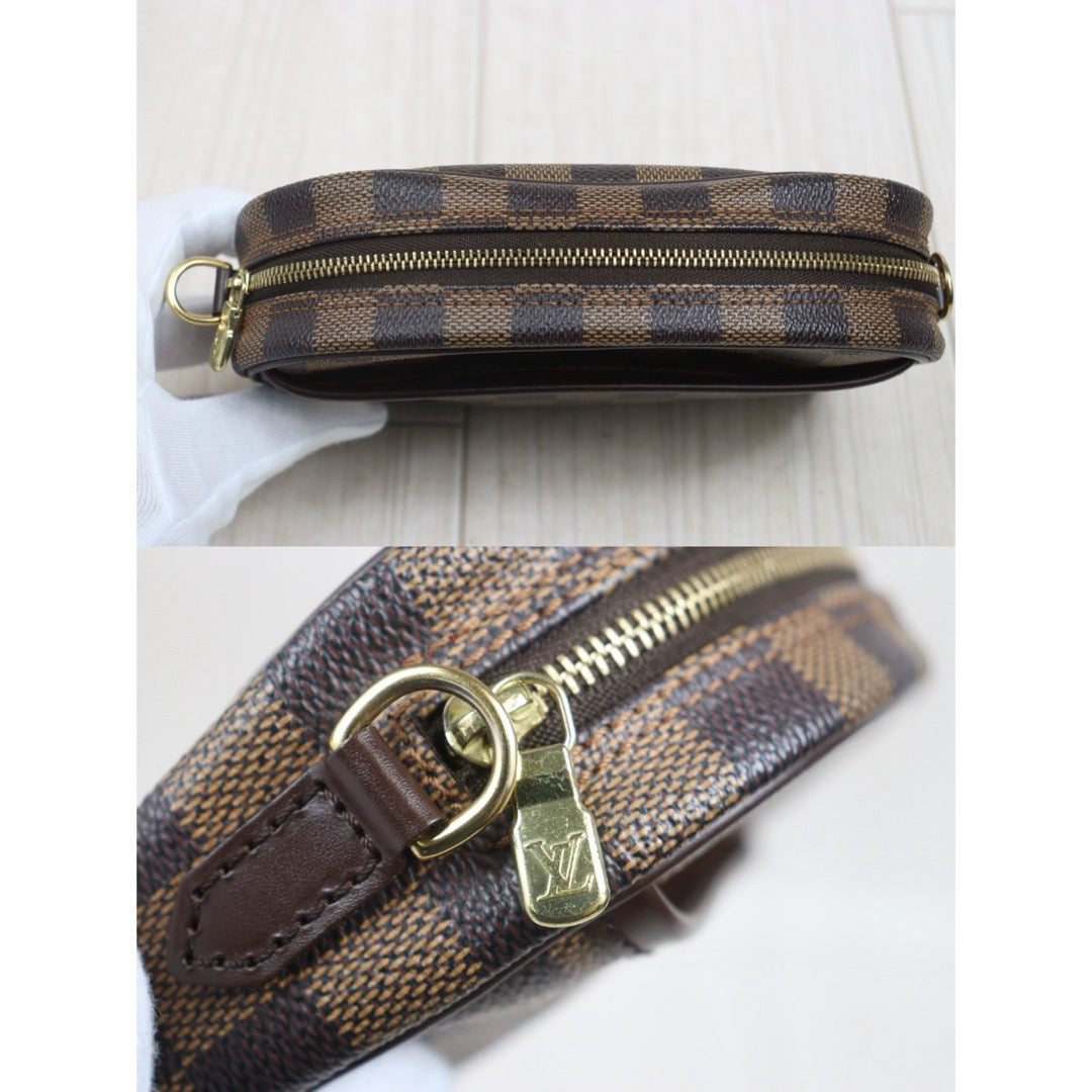 Include Entrupy Certificate of Authenticity｜Very Good ( Rank A)｜Louis Vuitton Damier Ebene Bumbag Shoulder Bag ｜26070105