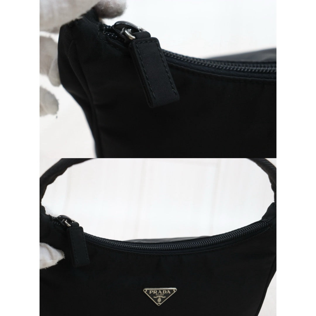 Very Good ( Rank A) ｜ PRADA HOBO HandBag Black｜25051706