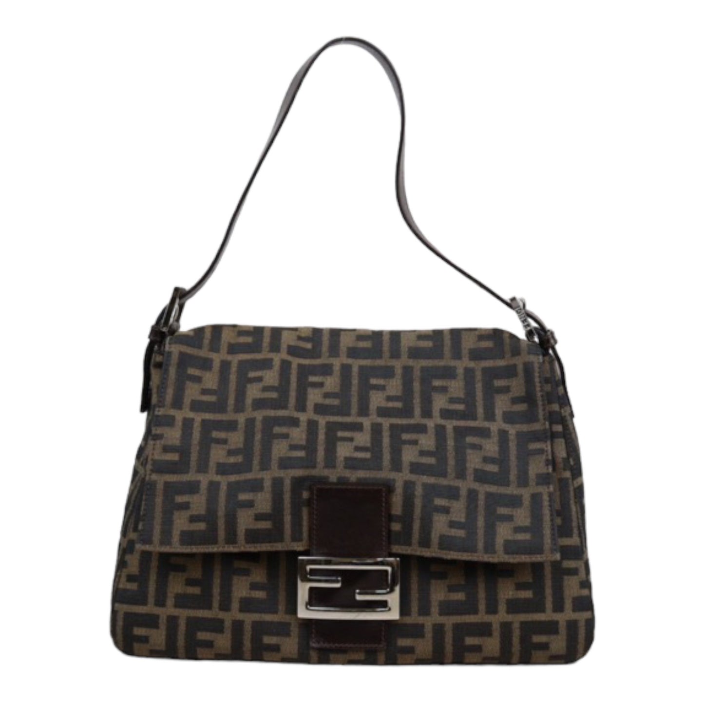 Rank A｜ FENDI Zucca Mamma Baguette Shoulder Bag ｜V24010832