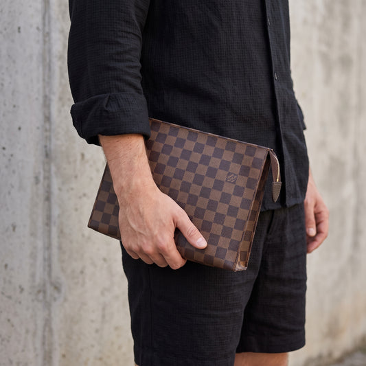 Include Entrupy Certificate of Authenticity｜Good ( Rank AB)｜ Louis Vuitton Truth Toilet 26 Damier Cosmetic Pouch Handbag｜26072401