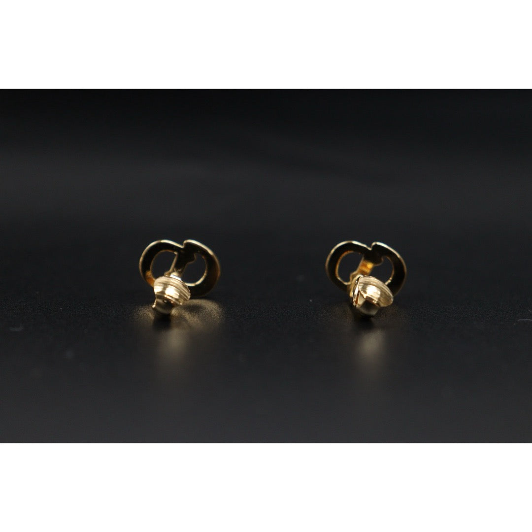 Include Authentic Detective Certificate of Authenticity｜Very Good ( Rank A)｜ Dior CD Logo Clip-on Earring ｜26070312