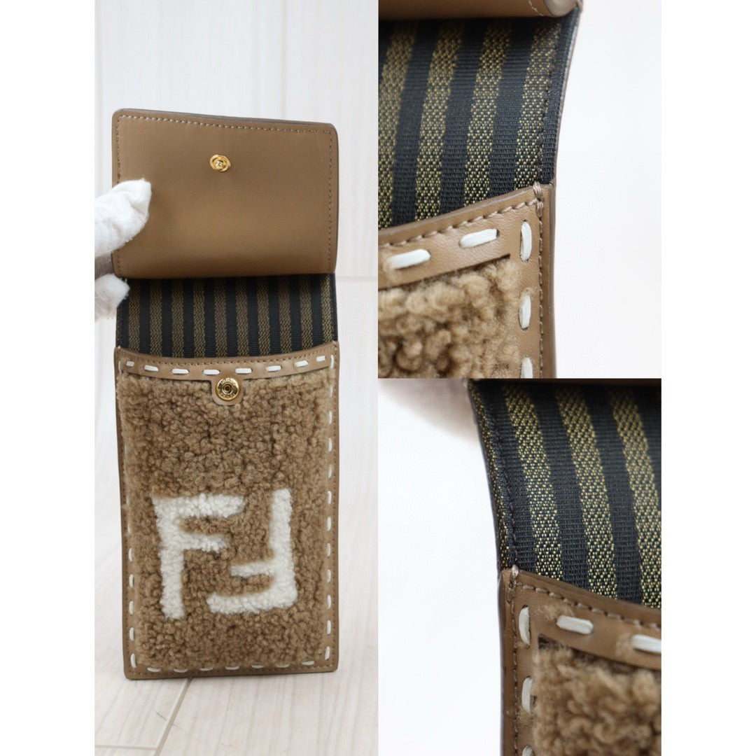 Very Good ( Rank A)｜ FENDI Wool Smart Phone Pochette  ｜24080520