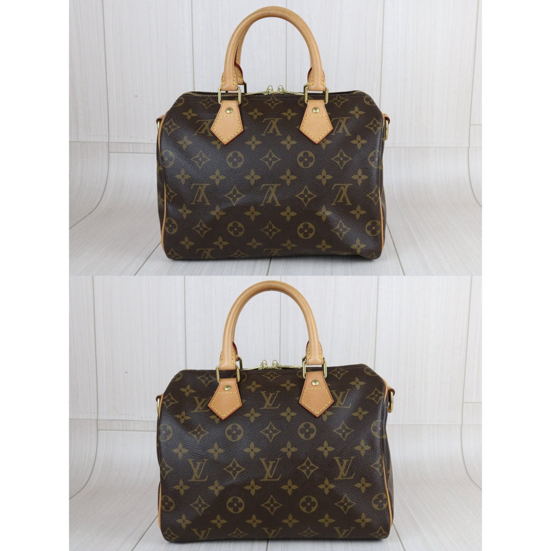 Include Entrupy Certificate of Authenticity｜Good ( Rank AB) ｜ Louis Vuitton Monogram Speedy 25 Hand Bag With Shoulder Strap｜S26070602