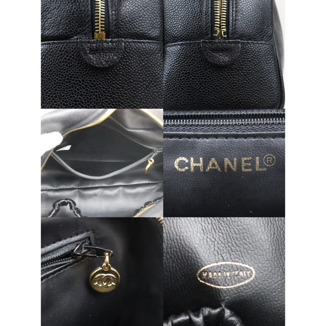 Very Good ( Rank A)｜ CHANEL Caviar Skin Vanity Handbag  Made In 1996～1997Year ｜24111202