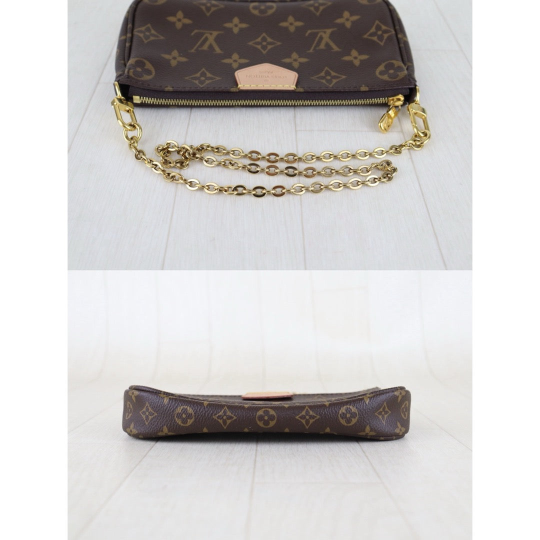 Include Entrupy Certificate of Authenticity｜Very Good ( Rank A)｜Louis Vuitton Monogram Multiti Pochette Accessoire  IC Chips Model ｜S26030811