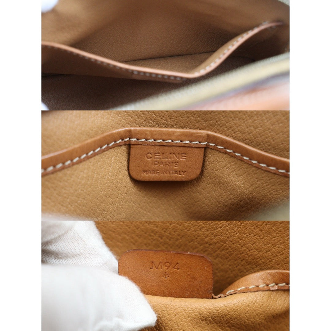 Include Entrupy Certificate of Authenticity｜Good ( Rank AB)｜ CELINE Macadam Bowling Bag Handbag With Shoulder Strap ｜26031905