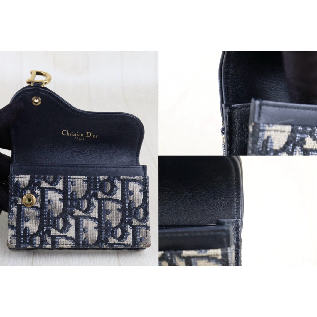 Good ( Rank AB)｜ Dior Trotter Trifold Card Holder ｜H25042211
