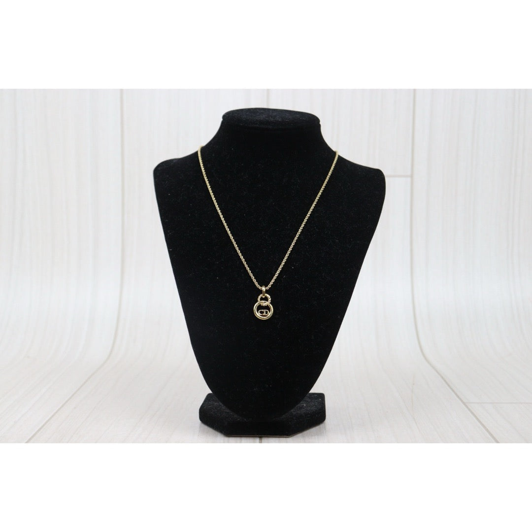 Very Good ( Rank A) ｜ Dior CD Necklace Gold Plated ｜V25070308