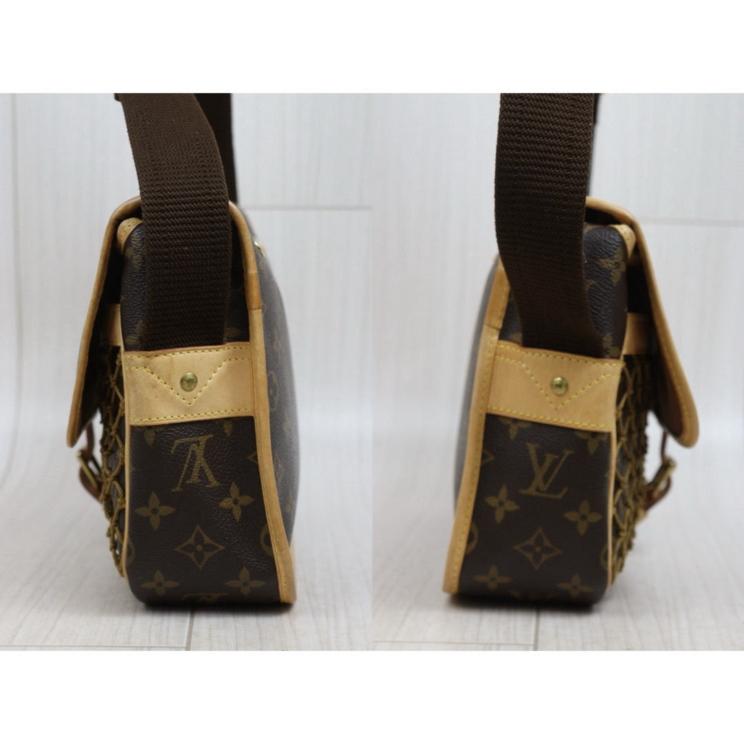 Include Entrupy Certificate of Authenticity｜Good ( Rank AB)｜Louis Vuitton Monogram Mesh Messenger ShoulderBag ｜26042817