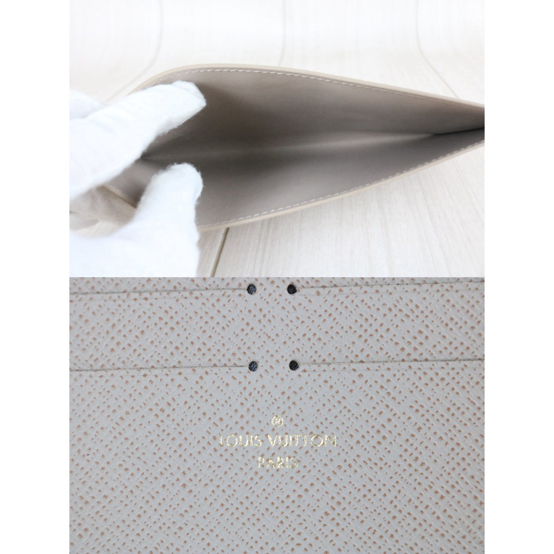 Include Entrupy Certificate of Authenticity｜Very Good ( Rank A)｜ Louis Vuitton Epi  Pochette Felicie Shoulder Bag Grey ｜X26051708