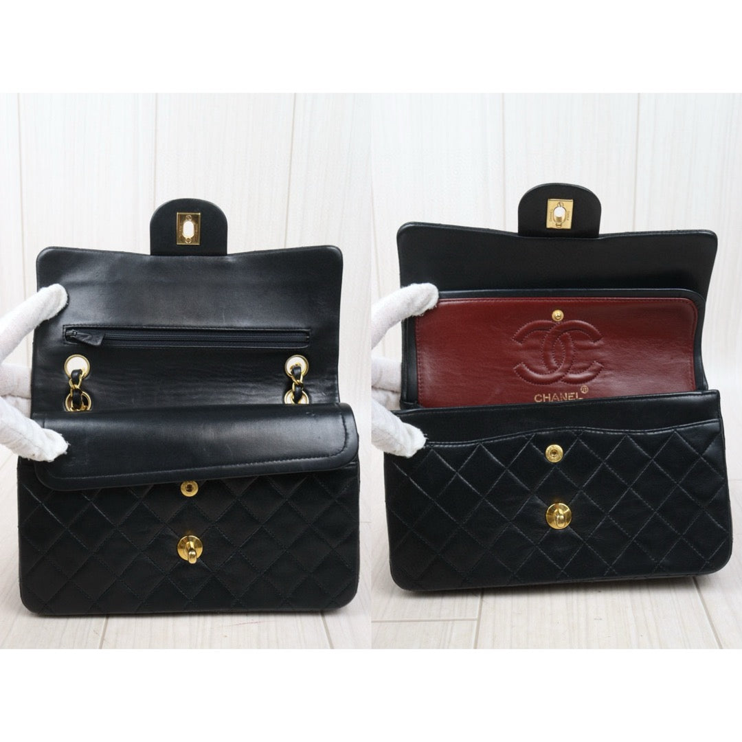 Good ( Rank AB)｜ CHANEL Matrasse Double Flap 23 Shoulder Bag Small Made In 1986～1988 Year｜25020606