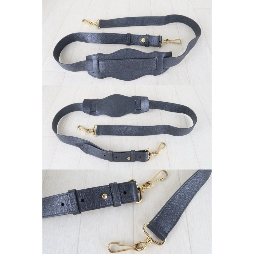 Include Entrupy Certificate of Authenticity｜Very Good ( Rank A)｜Balenciaga Waxed Leather Gaint Classic City Mini Grey HandBag Shoulder Bag ｜Z26100206