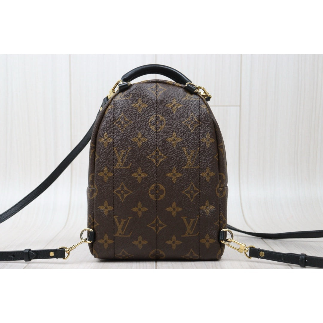 Very Good ( Rank A) ｜  LV Monogram Coated Canvas Mini Palm Springs Backpack｜S24121803