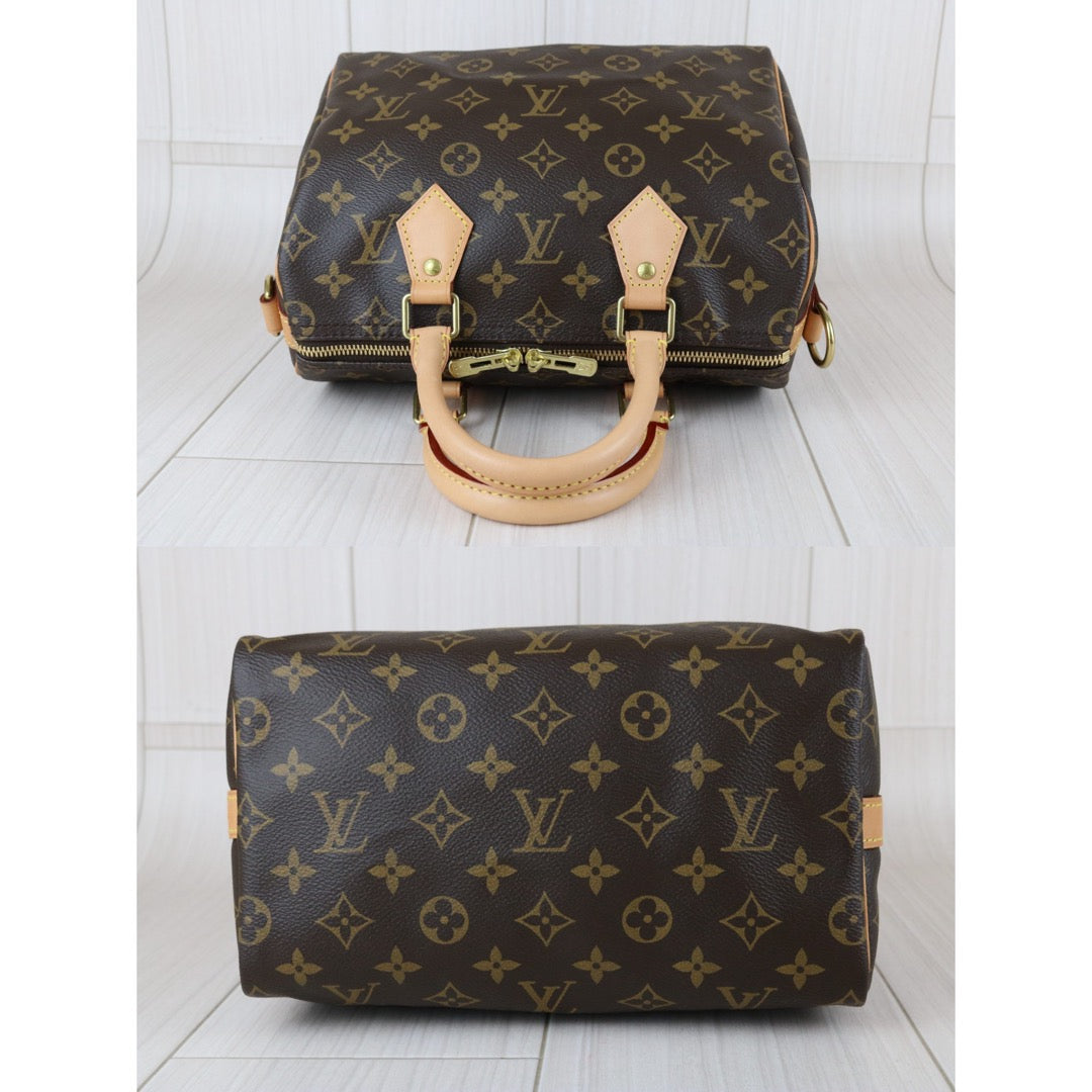 Include Entrupy Certificate of Authenticity｜Very Good ( Rank A)｜ Louis Vuitton Monogram Speedy 25 Hand Bag With Shoulder Strap ｜X26040820