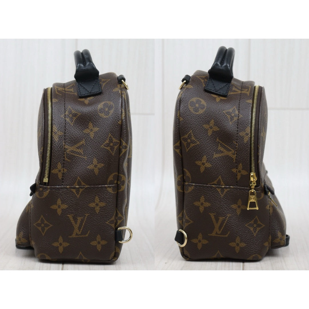 Very Good ( Rank A) ｜  LV Monogram Coated Canvas Mini Palm Springs Backpack｜25082207