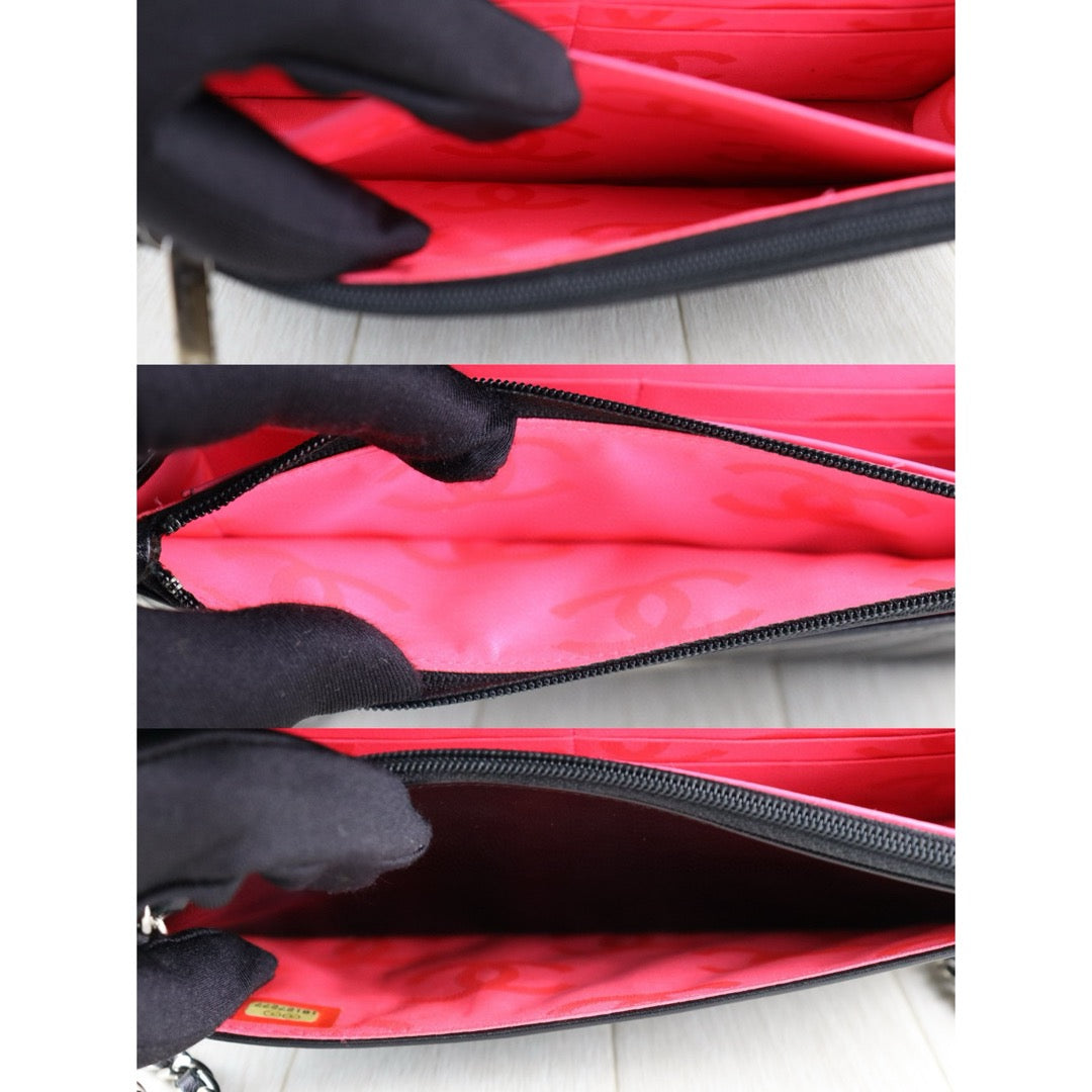 Very Good ( Rank A) ｜ CHANEL Cambon Line Chain Shoulder Bag Black  Made In 2013-2014 Year｜S24121011