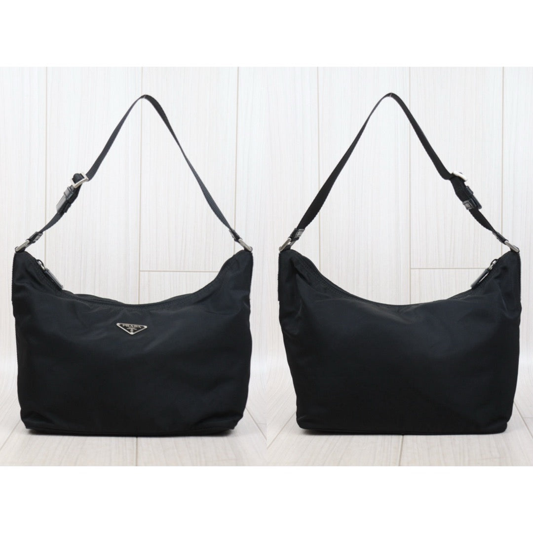 Good ( Rank AB)｜Prada Nylon ShoulderBag Black｜V25061206