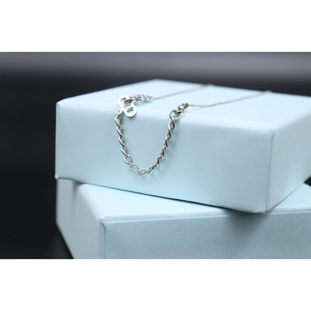 Very Good ( Rank A) ｜ Dior Vintage CD Necklace Silver ｜V25061908