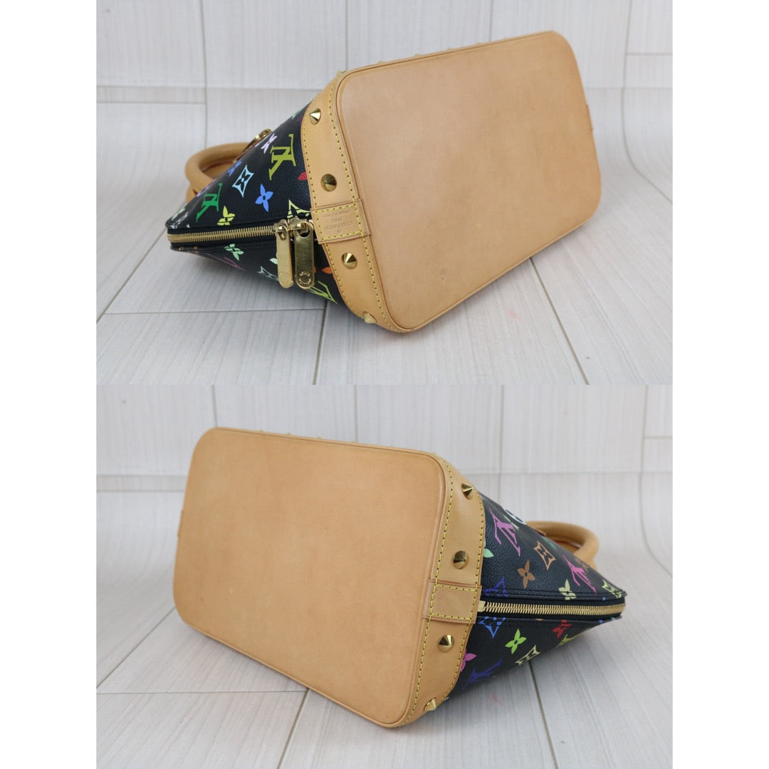 Include Entrupy Certificate of Authenticity｜Very Good ( Rank A)｜Louis Vuitton Monogram Takashi Murakam Multicolor Alma HandBag｜S26073118