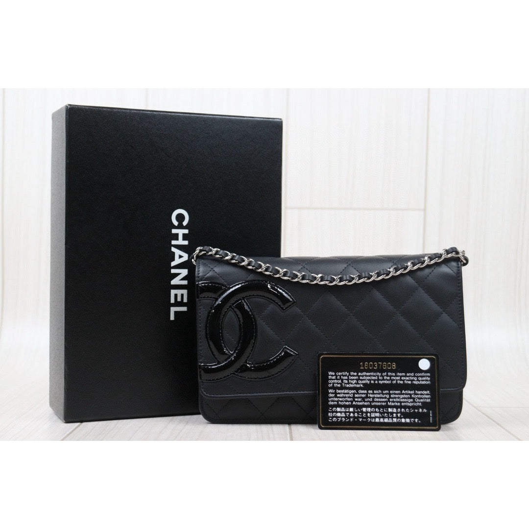 Excellent（Rank SA） ｜ CHANEL Cambon Line Chain Shoulder Bag Black  Made In 2013-2014 Year｜S24111210