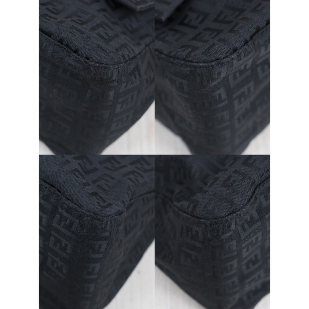 Rank A｜ FENDI Baguette Shoulder Bag Black ｜V24022802