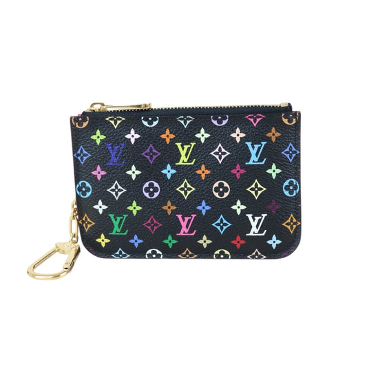 Include Entrupy Certificate of Authenticity｜Very Good ( Rank A) ｜Louis Vuitton Monogram Takashi Murakam Multicolor Pochette Cles｜Z26092201