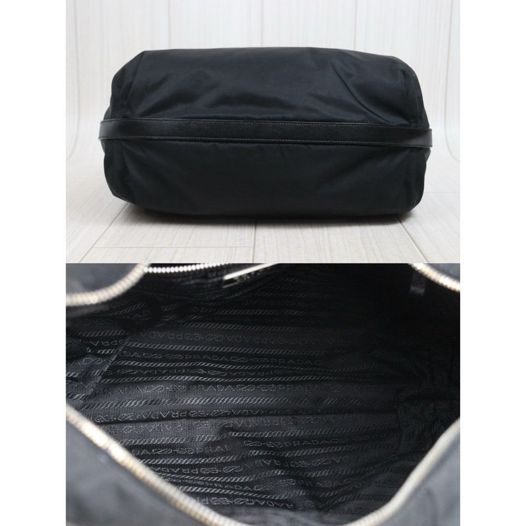 Include Entrupy Certificate of Authenticity｜Very Good ( Rank A)｜Prada  Nylon Black Large Hobo   ｜26070901