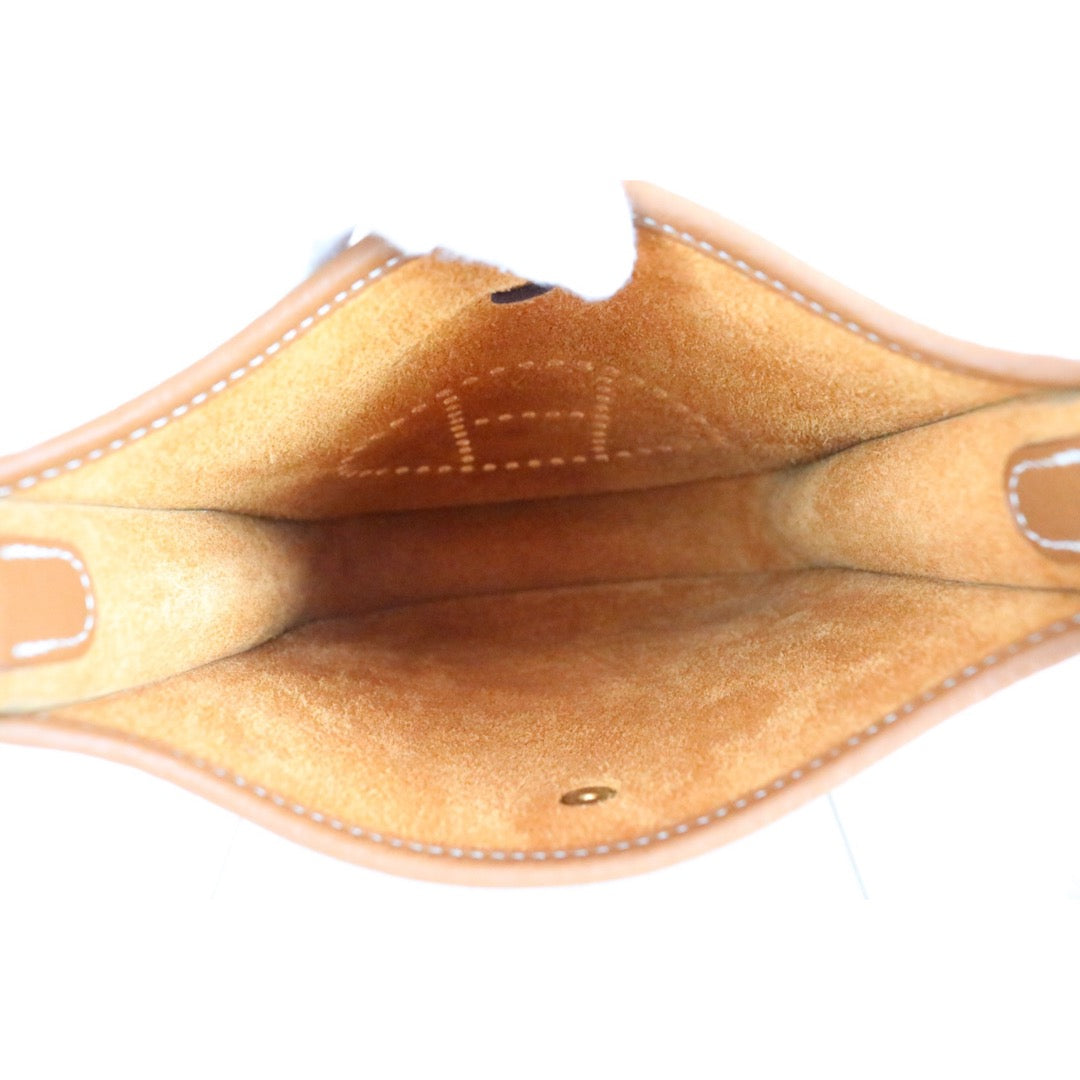 Excellent（Rank SA）｜ HERMES TC Leather  Evelyn 16 Shoulder Bag Golden Brown K Stamp Made In 2025 Year ｜S26030602