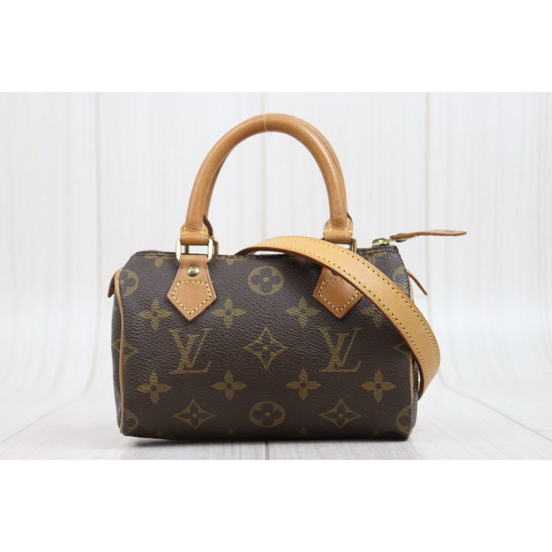 Include Entrupy Certificate of Authenticity｜Good ( Rank AB)｜ Louis Vuitton Monogram Mini Speedy Hand Bag ｜26050705