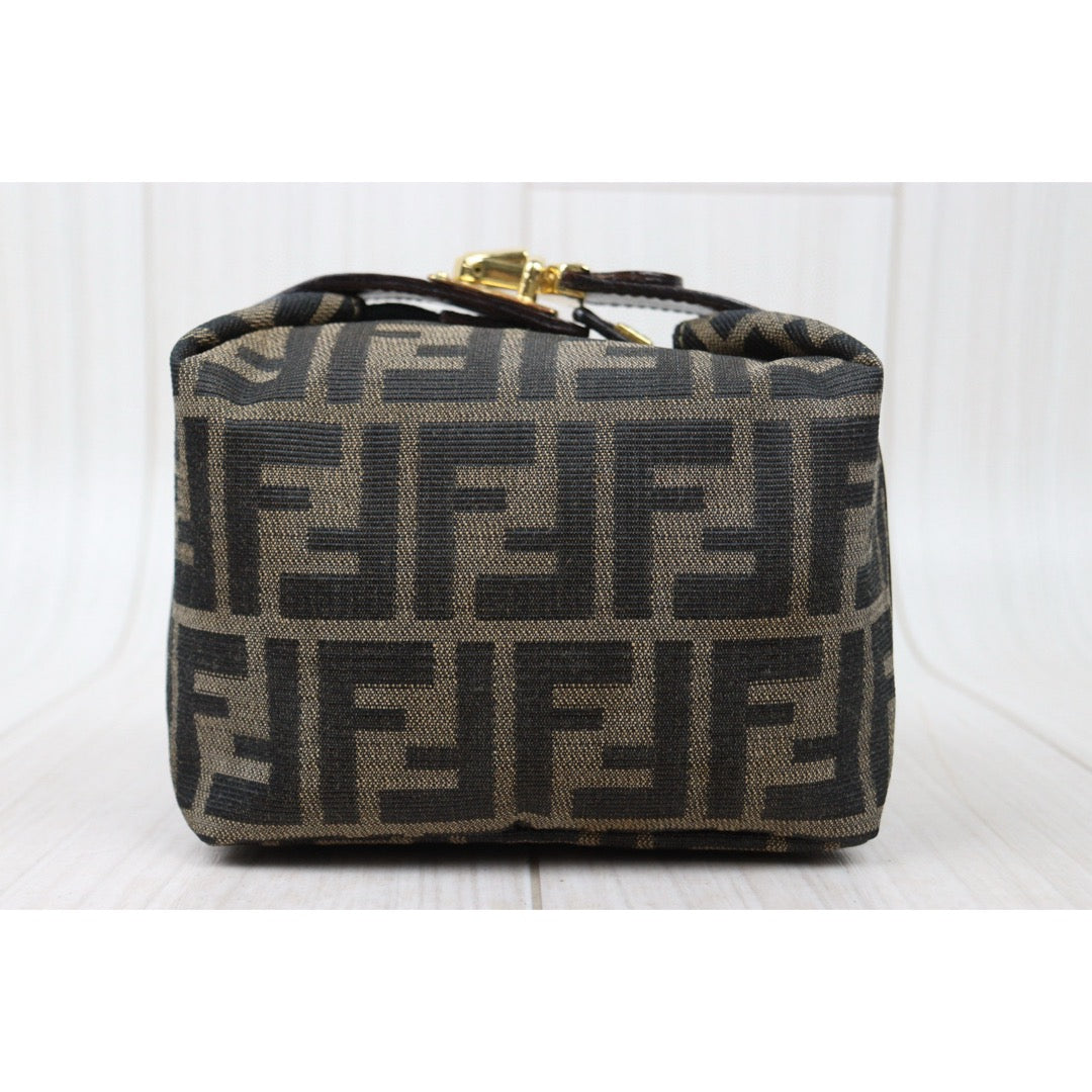 Good ( Rank AB) ｜ FENDI PM Zucca Handbag ｜24122625