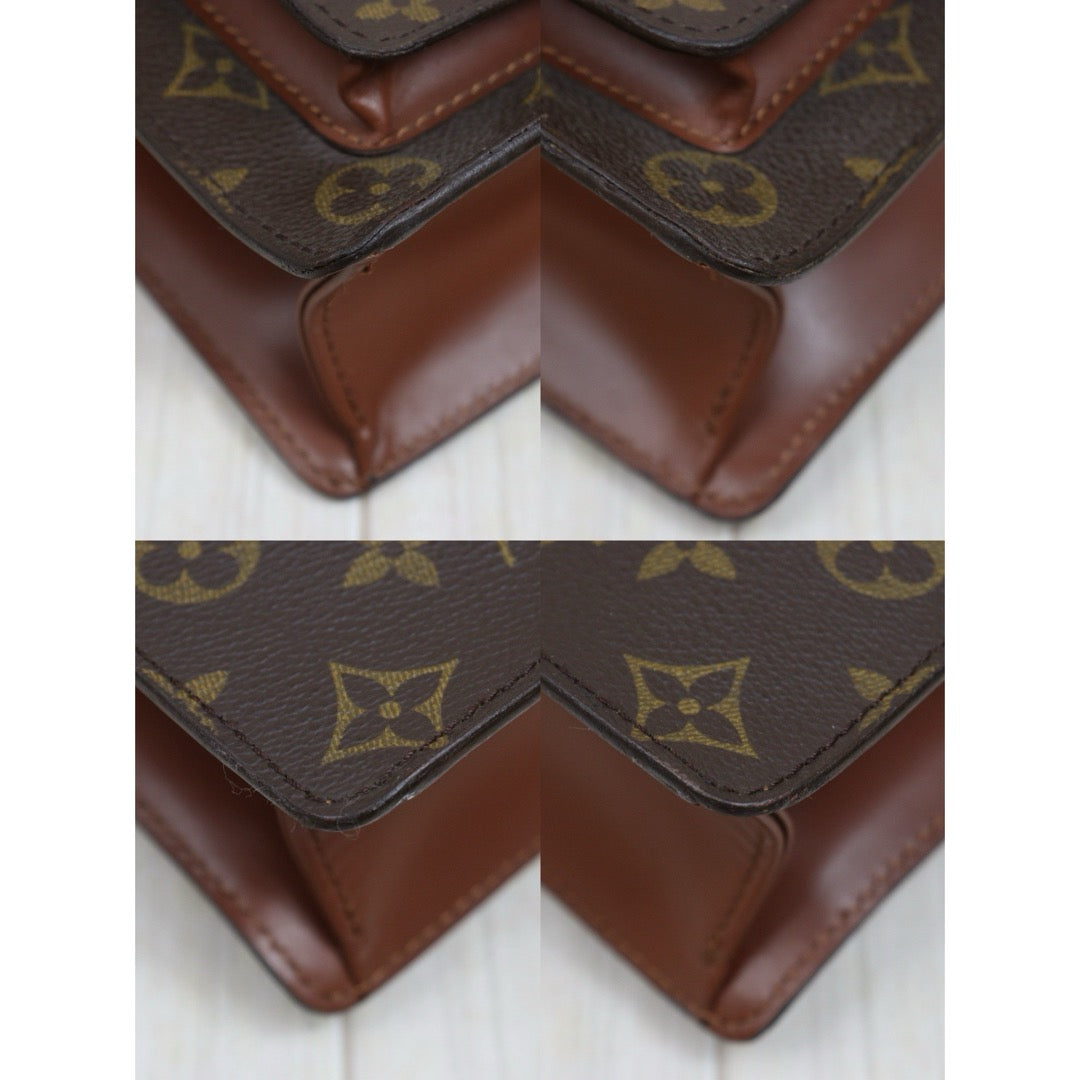 Include Entrupy Certificate of Authenticity｜Good ( Rank AB)｜ Louis Vuitton Monogram Monceau28 Shoulder Bag ｜26061812