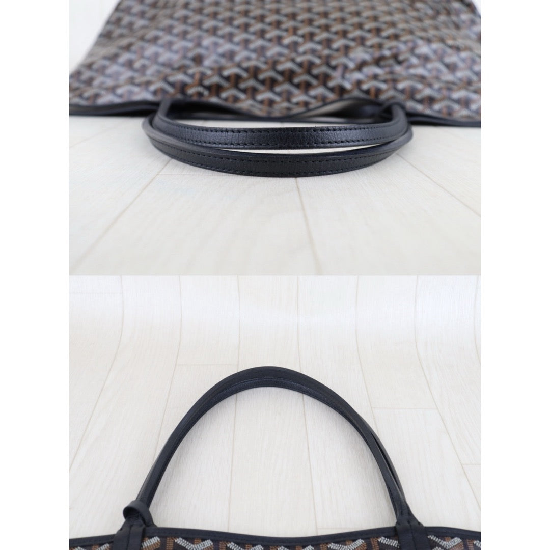 Very Good ( Rank A)｜ Goyard Saint-Louis GM Tote Bag Black｜S25100504