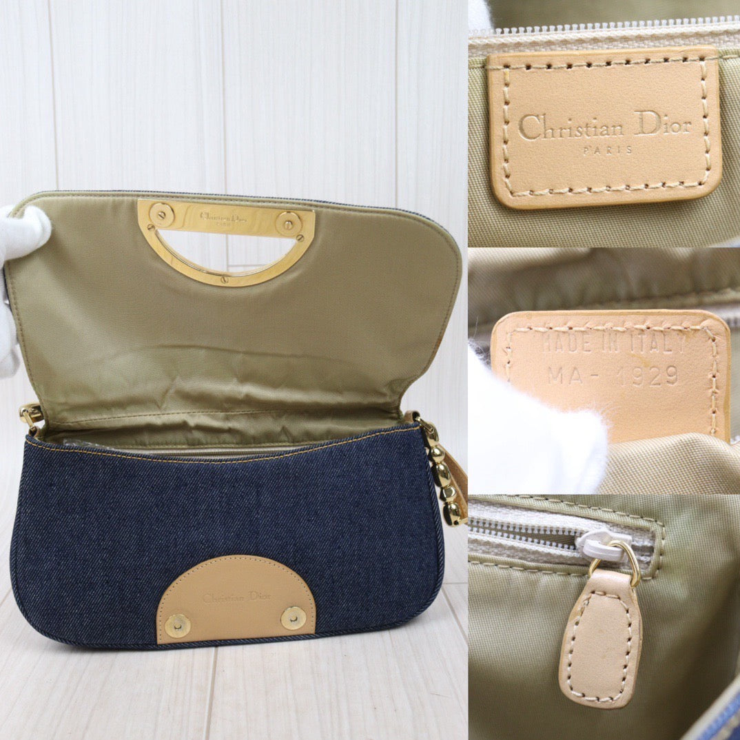 Rank A ｜  Dior Denim  Shoulder Bag ｜S24061723