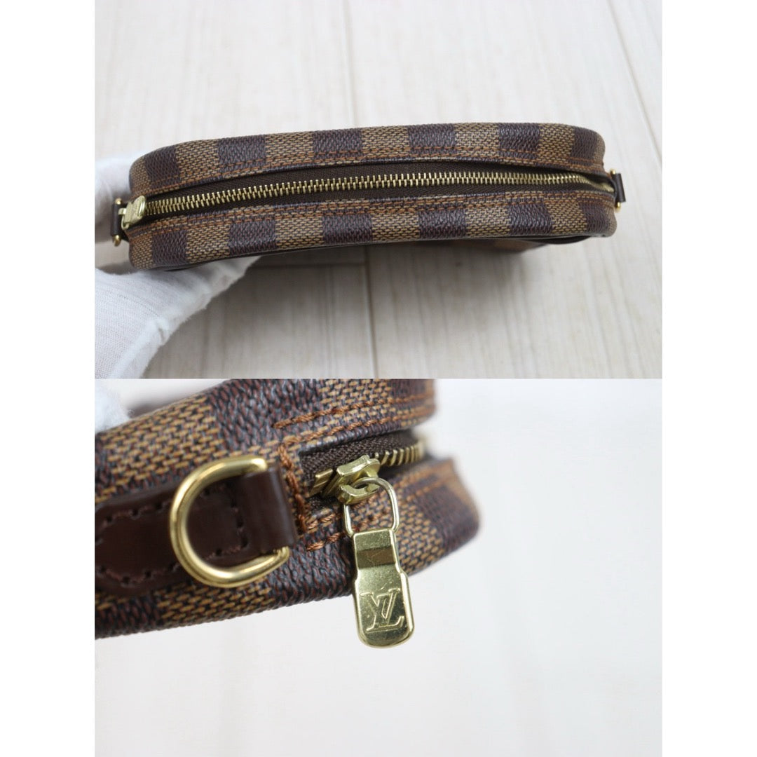 Include Entrupy Certificate of Authenticity｜Very Good ( Rank A)｜Louis Vuitton Damier Lpanema Pochette Shoulder Bag｜26042807