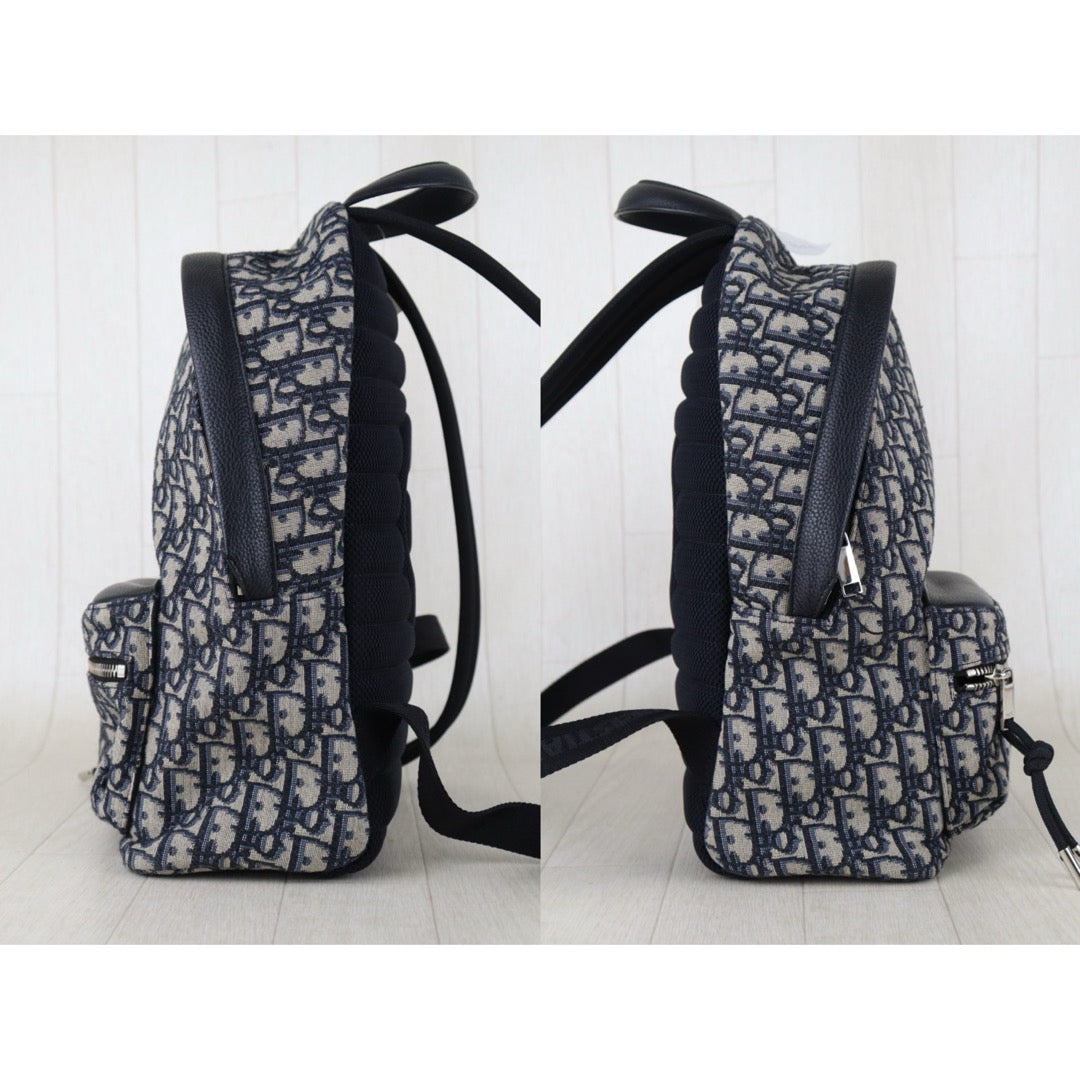 Include Entrupy Certificate of Authenticity｜Very Good ( Rank A)｜Dior Trotter Montaige  Oblique Rider  Backpack ｜S26090701
