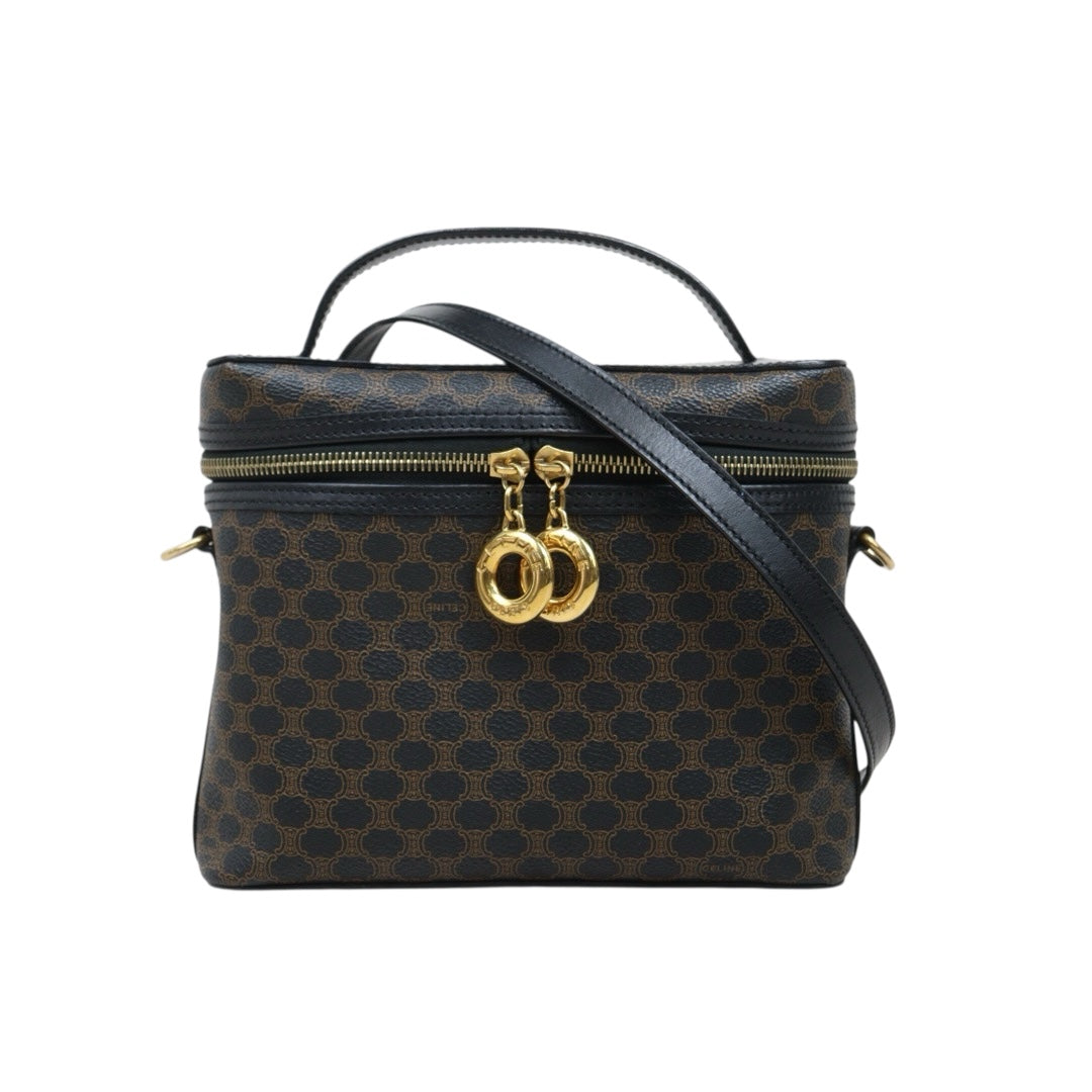 Very Good ( Rank A)｜ CELINE Macadam Vanity Handbag Shoulder Bag ｜25071708