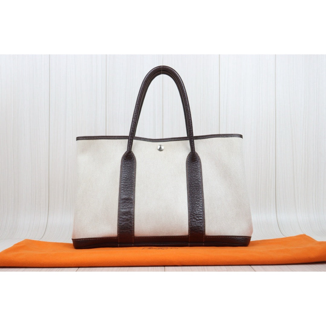 Good ( Rank AB)｜ HERMES Garden Party PM Handbag □G Stamp Made In 2003 Year｜25060522