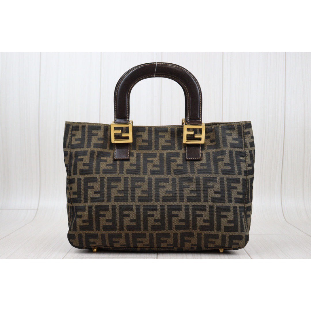 Very Good ( Rank A) ｜ FENDI Zucca Mamma HandBag ｜24022803