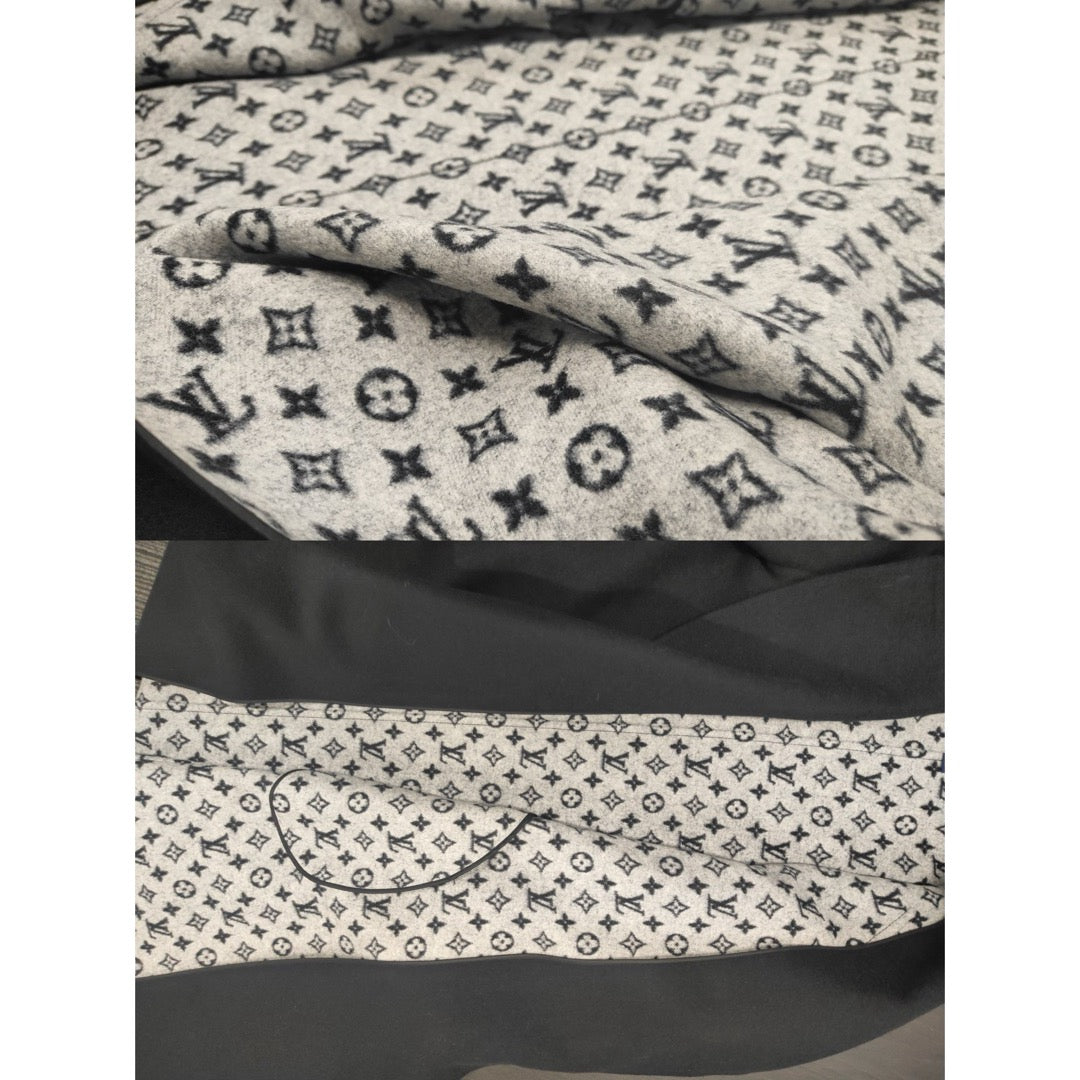 Very Good ( Rank A) ｜ LV Wool Black Coat 34 Size ｜W25102104