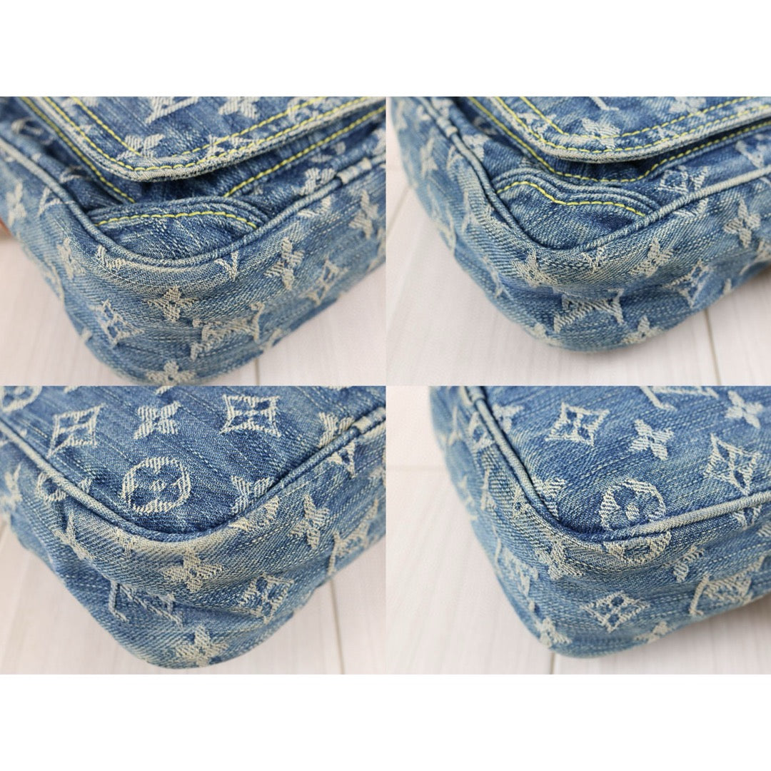 Good ( Rank AB) ｜LV Monogram Denim Blue Camera Bag Shoulder Bag｜J24111201