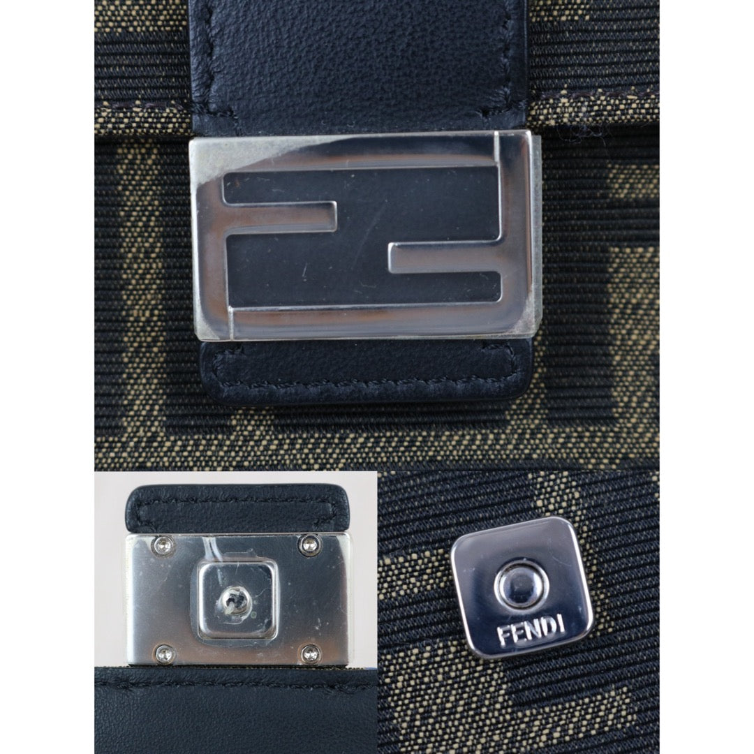 Include Entrupy Certificate of Authenticity｜Very Good ( Rank A)｜ FENDI Mamma Marsupio Baguette Bum Bag Shoulder Bag｜Z26091604