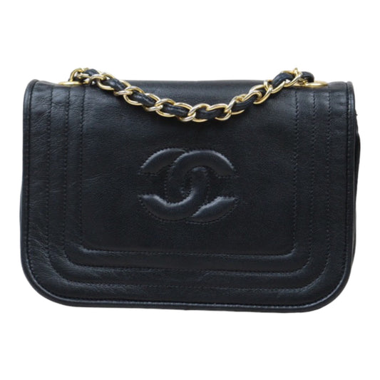 Good ( Rank AB)｜ CHANEL Lamb Skin Minni Shoulder Bag Black  Made in 1986-1988Year ｜24061335