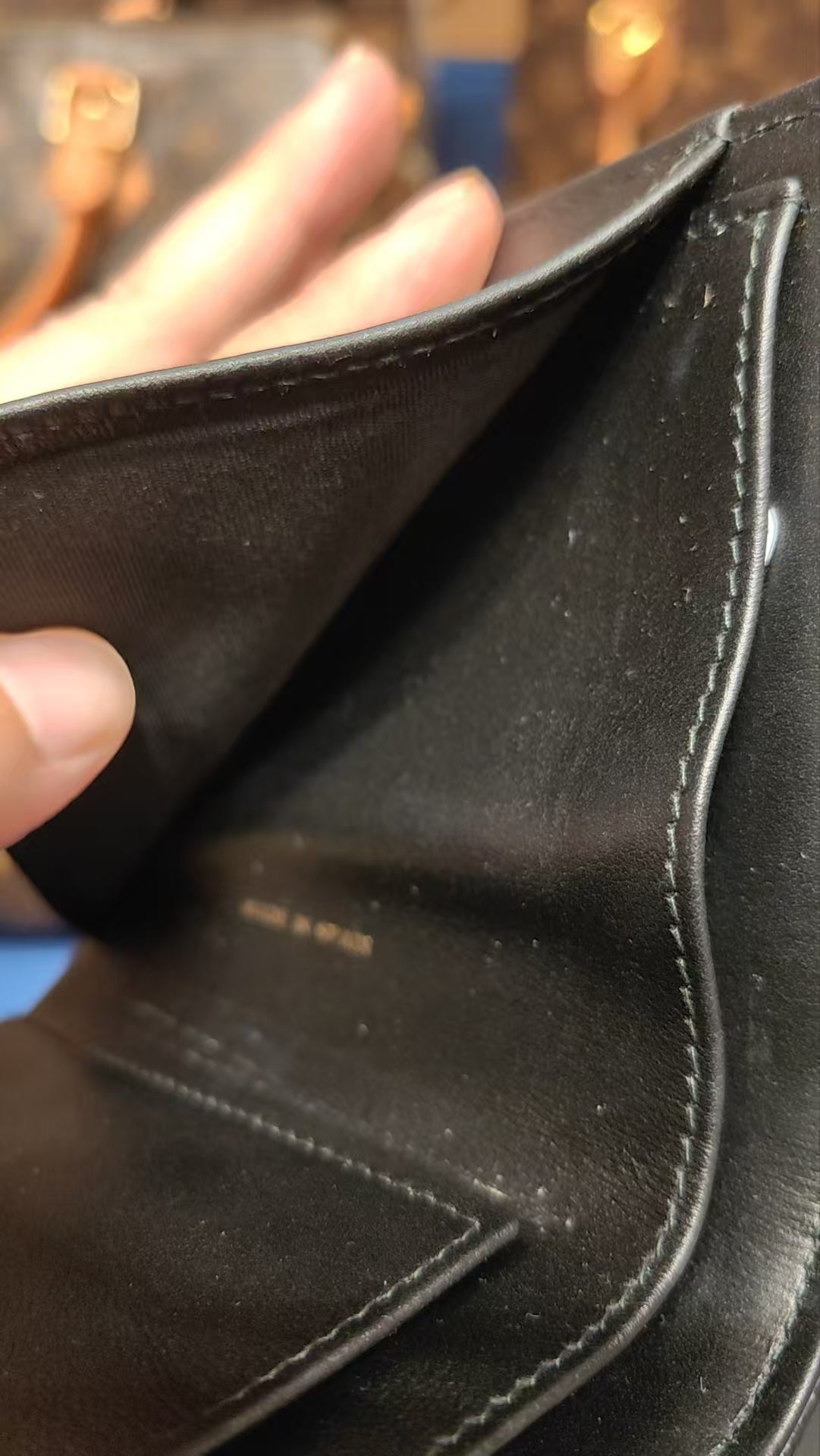 CHANEL Leboy Caviar Skin Black Wallet