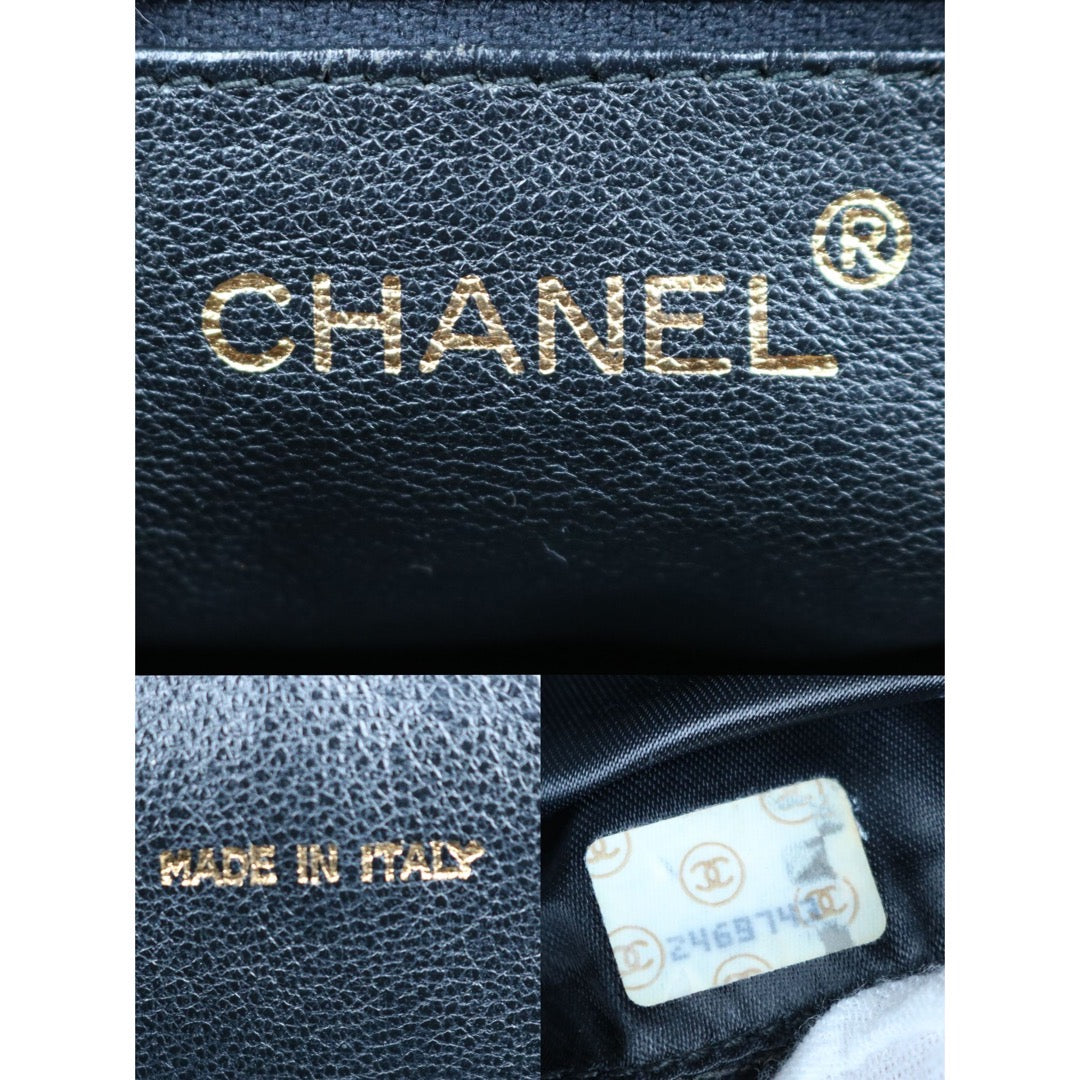 Good ( Rank AB)｜ CHANEL Lamb Skin Shoulder Bag Black  Made in 1991-1994 Year ｜S24060607