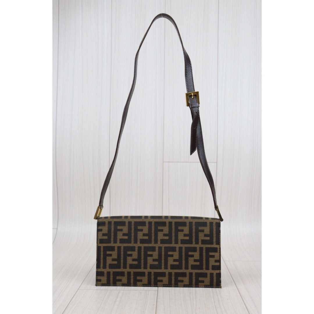 Rank A ｜ FENDI Zucca Shoulder Bag ｜23121606