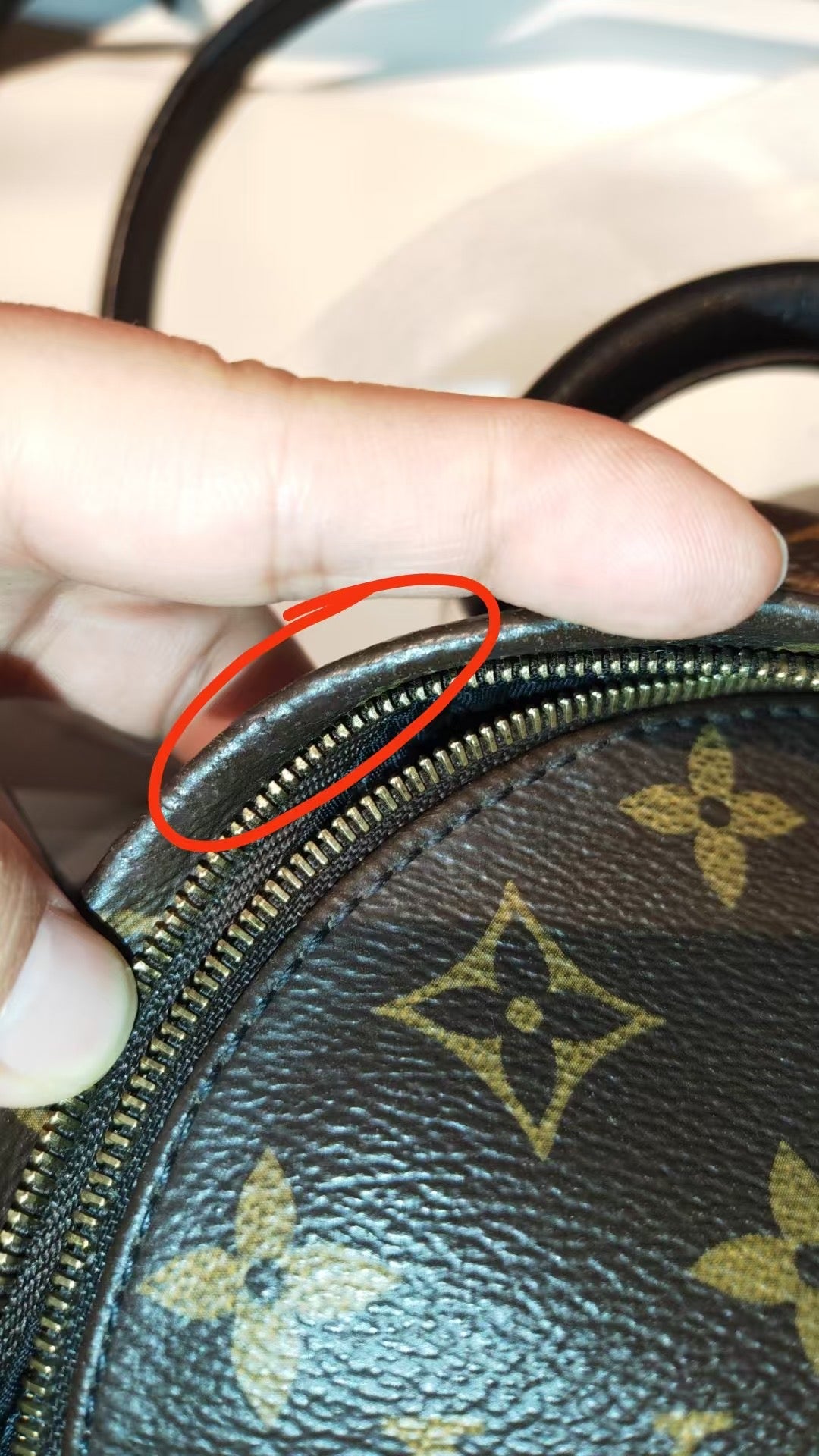 First installment 1/3｜Good ( Rank AB)｜  LV Monogram Coated Canvas Palm Springs Mini Backpack