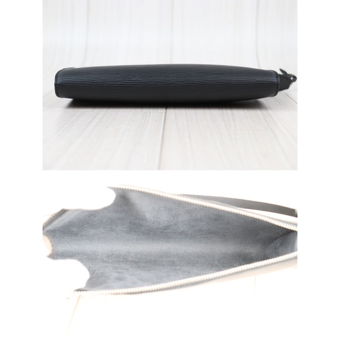 Rank SA ｜LV Epi Pochette Accessoir Handbag With Shoulder Strap Black｜24031304