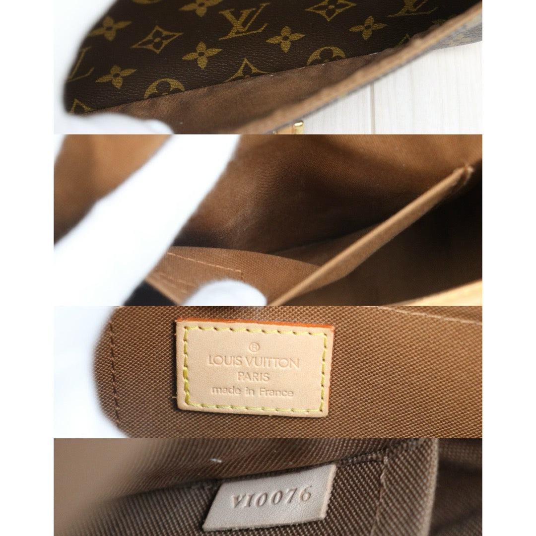 Include Entrupy Certificate of Authenticity｜Good ( Rank AB)｜Louis Vuitton Monogram Baguette Postman ShoulderBag ｜26081802