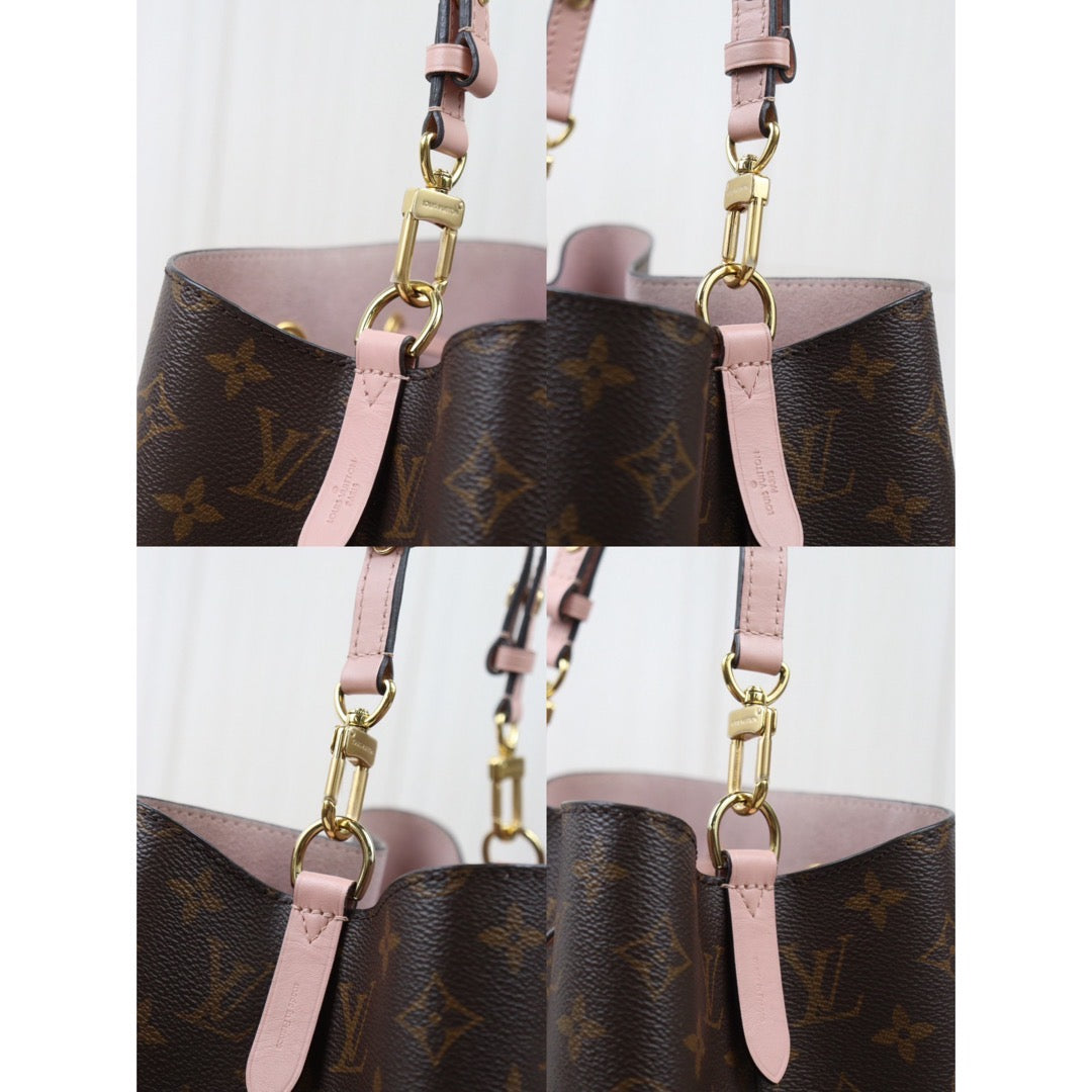 Rank A｜ LV Monogram Neonoe Canvas  Pink Shoulder Bag ｜S24061717