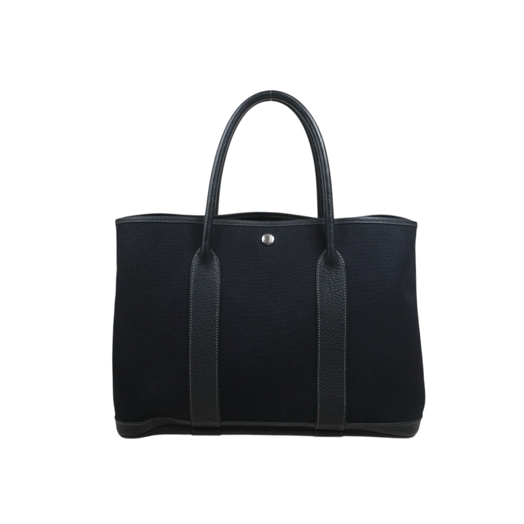 Include Entrupy Certificate of Authenticity｜Good ( Rank AB)｜ HERMES Garden Party PM Handbag □I Stamp Made In 2005 Year｜26082804